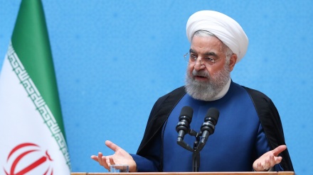ترقیاتی منصوبوں کا افتتاح دشمن کی آنکھوں کا کانٹا ہے: صدر روحانی 
