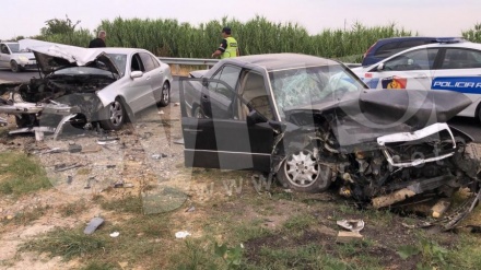 6 të plagosur drejt spitalit të Traumës pas aksidentit të fortë