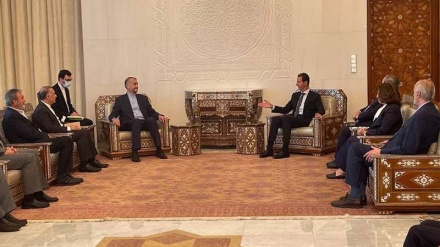 Amir Abdulahian takohet me drejtuesit e grupeve palestineze në Damask