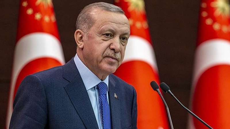 ترکی کے صدر نے کی آیت الله سیدابراہیم رئیسی کی قدردانی 