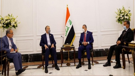 دیداری «ئەمیر عەبدوڵڵاھییان» لەگەڵ سەرۆک وەزیرانی عێراق