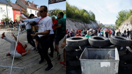 Flakë në Mal të Zi, Policia ndërhyn me buldozer për të hequr barrikadat