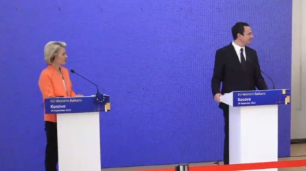 Kurti në konferencë me von der Leyen: Serbia merr donacione nga BE-ja e militarizohet nga Rusia