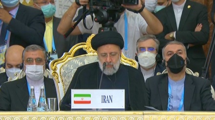 شانگھائی تعاون تنظیم کے سربراہی اجلاس میں صدر ایران کاخطاب
