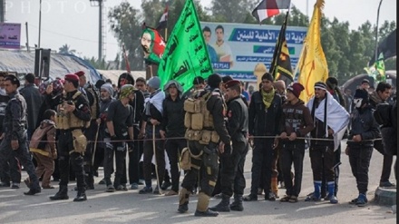 اربعین مارچ کے زائرین کی سکیورٹی حشد الشعبی کے حوالے