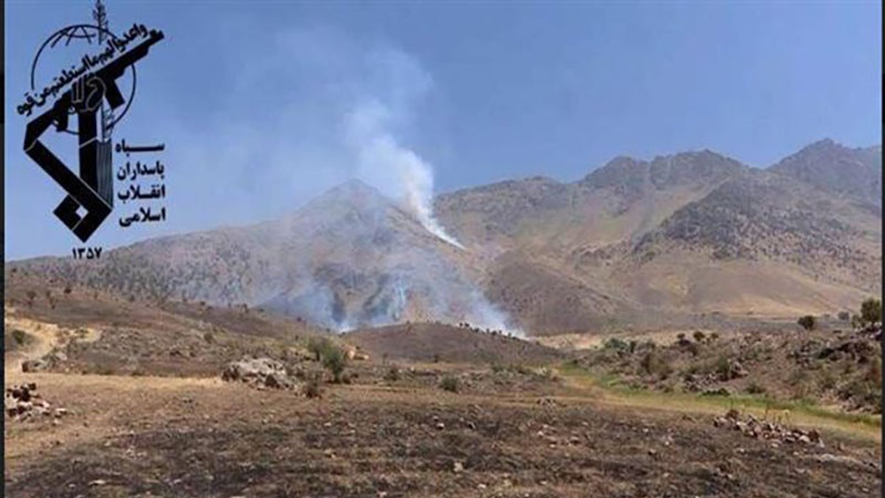 Sipahê Pasdaran careke din meqerên hêzên dijî Inqilabê li Herêma Kurdistanê topbaran kir 