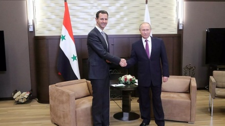 شامی صدر کا اچانک دورۂ روس