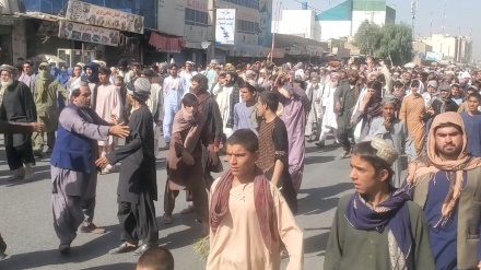 قندھار میں طالبان کے خلاف مظاہرے 