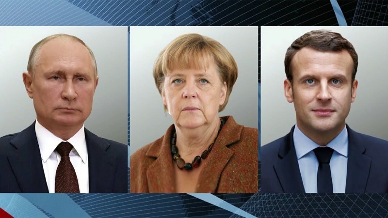 Biseda telefonike e Putinit me Merkel dhe Macron mbi krizën në Ukrainë