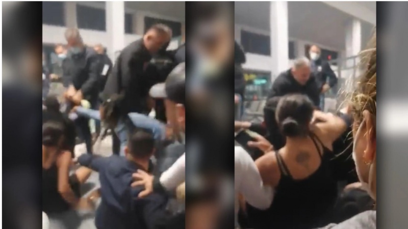Kaos në aeroportin e Zakinthos, Policia greke tërheq zvarrë emigrantët kubanë