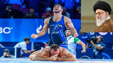 Lideri suprem shpreh urime për fitoren e kampionëve të nderuar të Iranit në garat e kampionatit botëror të mundjes së lirë