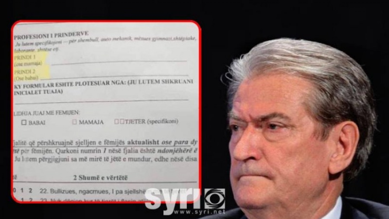 Berisha: Prindi 1 dhe prindi 2, platformë për denatyrimin e familjes shqiptare