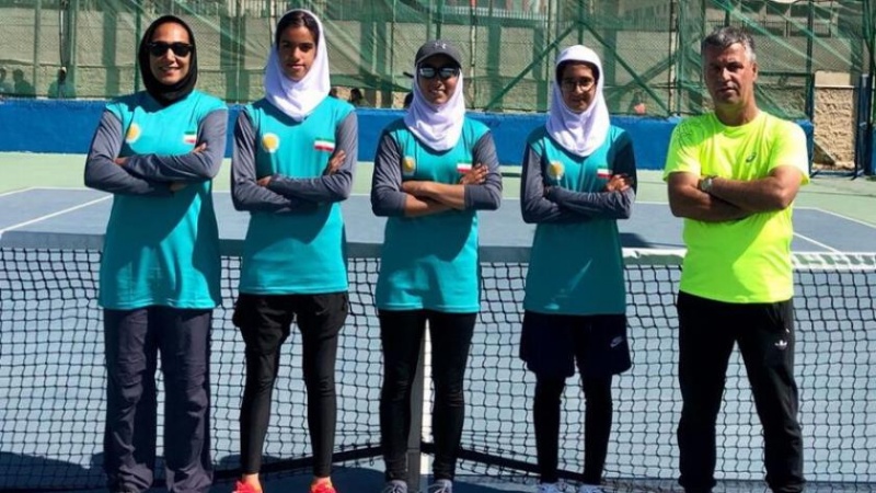 ایران کی انڈر 12 گرلز ٹینس ٹیم کی واضح برتری 