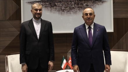 ترک وزیر خارجہ تہران پہنچے