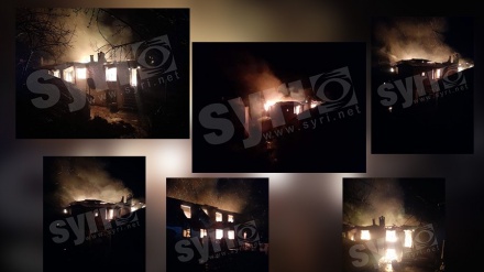 Shkrumbohet banesa gjatë natës, 3 familje ngelin pa çati mbi kokë