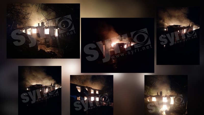 Shkrumbohet banesa gjatë natës, 3 familje ngelin pa çati mbi kokë