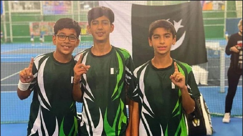 پاکستان نے بارہ سال سے کم عمر کی عالمی ٹینس چیمپئن شپ جیت لی