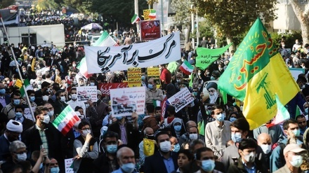 ایران آج عالمی سامراج کے خلاف سراپا احتجاج