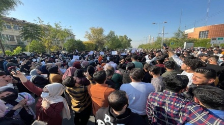 خۆپیشاندانی خوێندکاران ھەرێمی کوردستانی گرتەوە