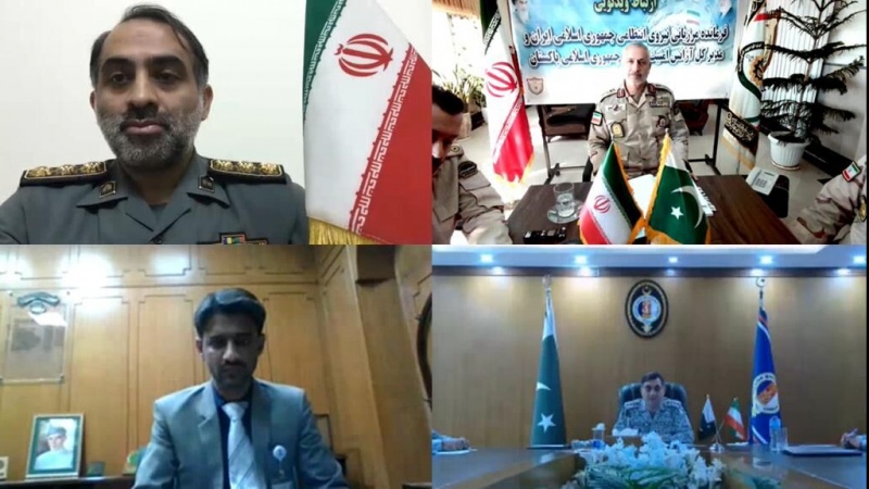 ایران پاکستان سیکورٹی عہدیداروں کا آن لائن اجلاس 