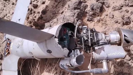 یمنی فوج کے ہاتھوں ایک اور امریکی ڈرون ڈھیر