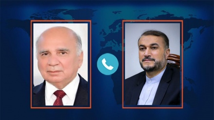 عراقی وزیر اعظم پر قاتلانہ حملے کے بعد ایران و عراق کے وزرائے خارجہ کی گفتگو