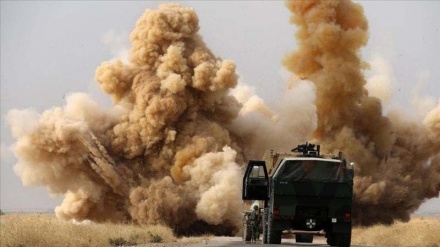 İraqda beynəlxalq koalisiyanın hərbi karvanının yolunda bomba partlayıb 