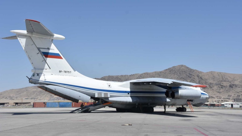 هواپیماهای روسیه 380 نفر را از کابل به مسکو منتقل کردند