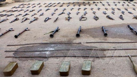 Suriyanın cənubunda terrorçuların silah anbarı aşkar edilib