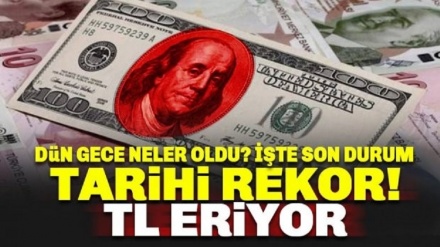 Türk lirəsi əriyir