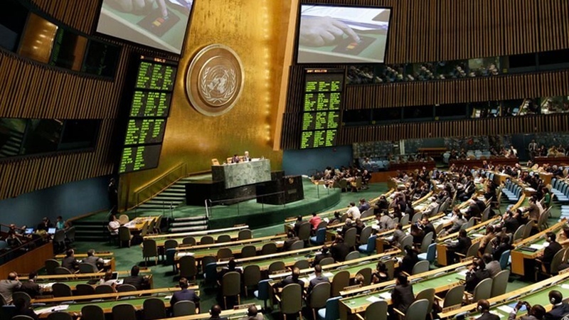 روس کے خلاف اقوام متحدہ کی جنرل اسمبلی میں قرارداد منظور