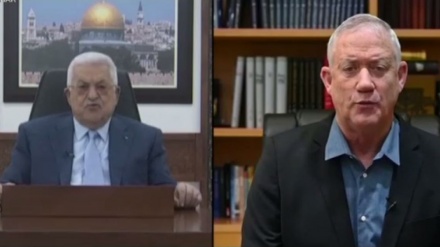 صیہونی وزیر جنگ سے فلسطینی انتظامیہ کے سربراه کی ملاقات 