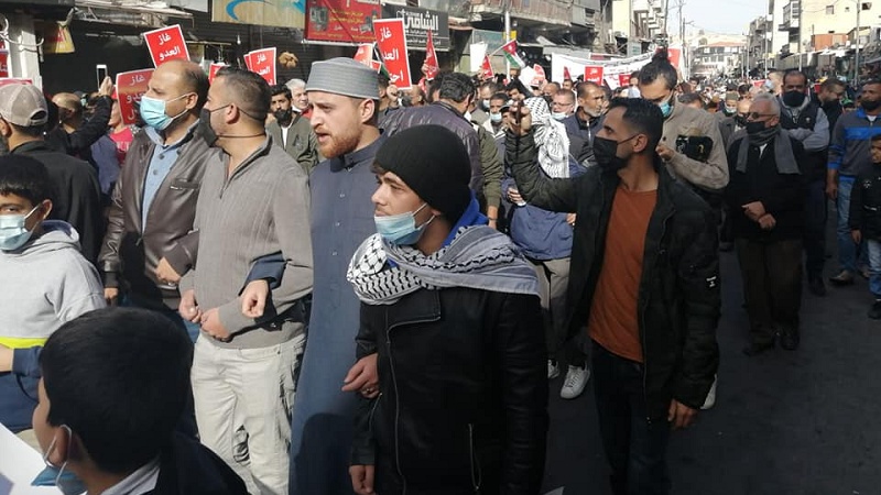 اردن کے عوام بھی اسرائیل کے خلاف اٹھ کھڑے ہوئے