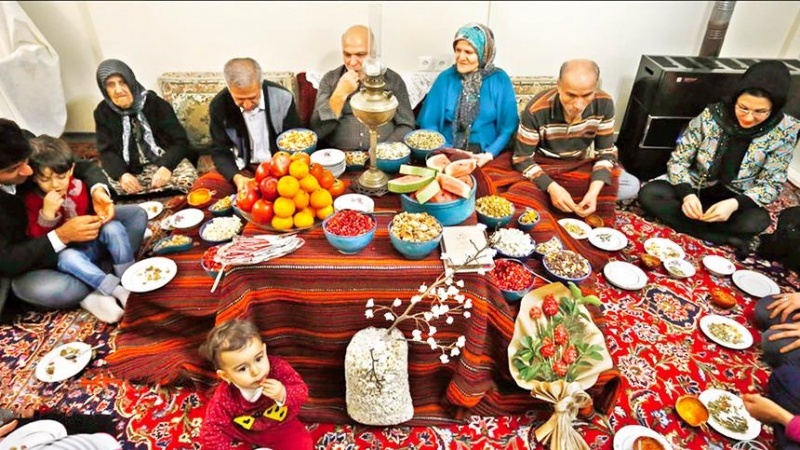 Mbajtja e ritualit të natës së Jaldës në të gjithë Iranin