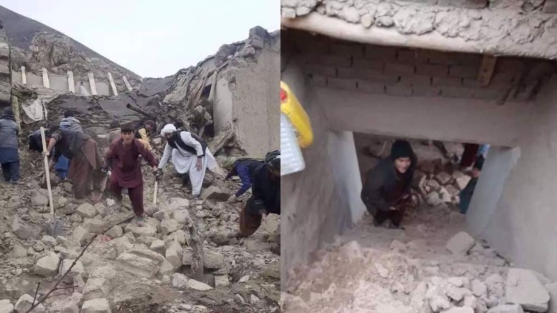 افغانستان میں زلزلہ، دسیوں جاں بحق، سیکڑوں مکانات تباہ 