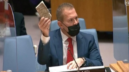 اقوام متحدہ میں اسرائیلی سفیر کا نیا ڈراما، دنیا ہنس پڑی+ ویڈیو