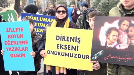 İstanbulda Yəmən xalqına qarşı qətliama etiraz