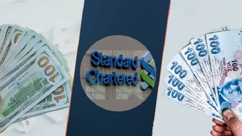  Standard Chartered: Heta dawiya salê dolar dibe 20 lîreyê Tirkî