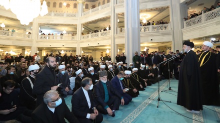 ماسکو کی جامع مسجد میں صدر ایران کی حاضری+ ویڈیو