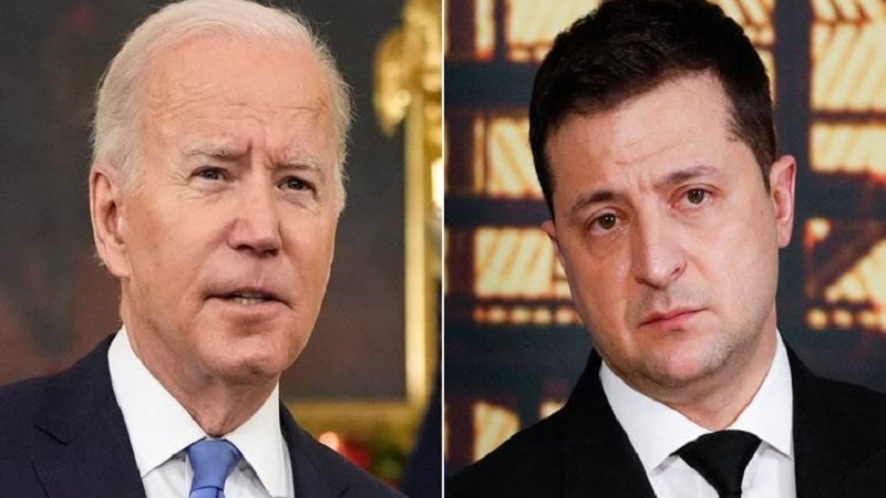 Biden bi Serokê Ukraynayê Zelenskiy re axivî 