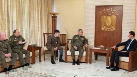 Rusiyanın müdafiə naziri Suriya prezidenti ilə görüşüb