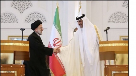 صدر ایران سے ملاقات کے بعد امیر قطر کا اظہار مسرت