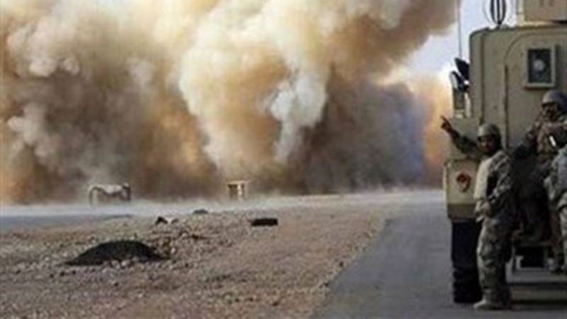 عراق میں امریکی فوج کے کاررواں پر حملہ 