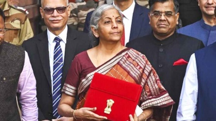 ہندوستان دو ہزار بائیس تیئس کا بجٹ پارلیمنٹ میں پیش