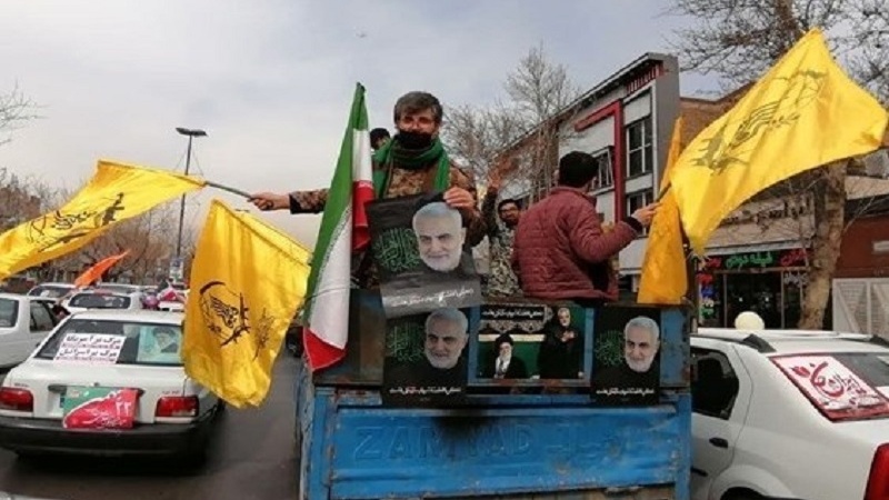 حضور مهاجرین افغانستانی در راهپیمایی سالروز پیروزی انقلاب اسلامی ایران