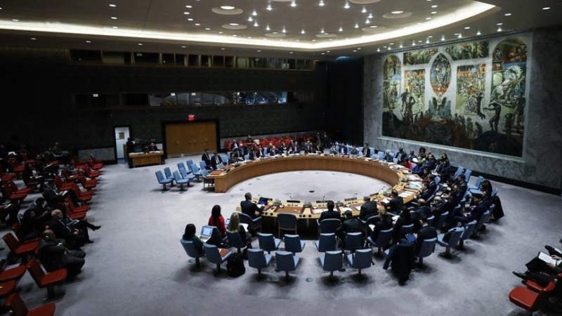 اقوام متحدہ کی سلامتی کونسل کا بند کمرہ اعلان