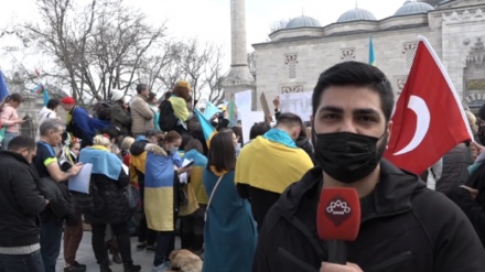 İstanbulda etiraz aksiyası keçirildi