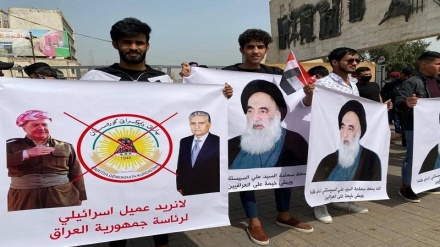 مراجع کرام کی توہین کے خلاف بغداد میں مظاہرہ