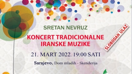 Koncert tradicionalne iranske muzike u izvođenju ansambla „Avaz-e Baran“ 