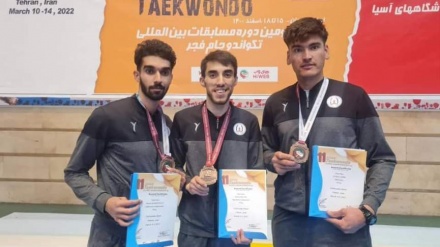  تکواندوی افغانستان و کسب سه مدال برنز از مسابقات تهران